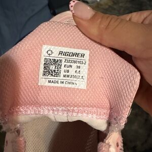 Rigorér Kids Pink Mesh Sneakers - Cushioned Slip-On Comfort